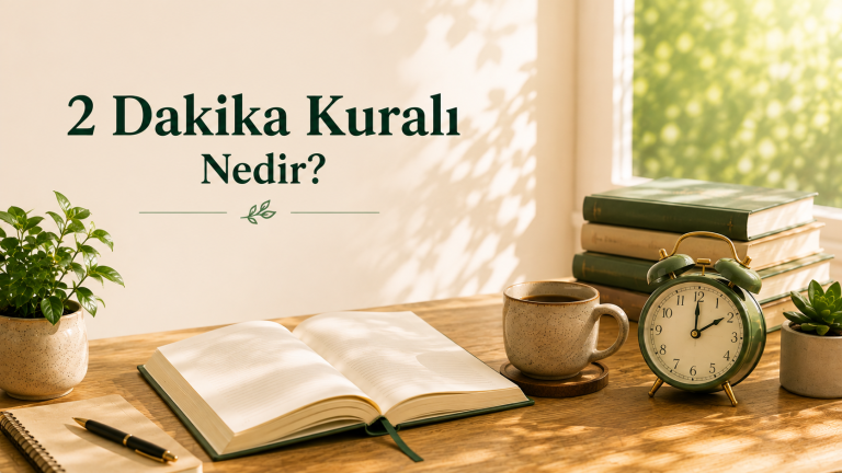 2 Dakika Kuralı Nedir? Alışkanlık Oluşturmanın En Kolay Yolu